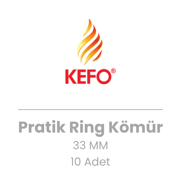 Kefo - Ring Kömür (33mm Küçük Paket)